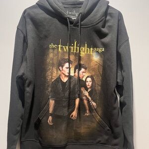 New, Black The Twilight Saga New Moon Edward,Bella,Jacob Hoodie,Size‎ Medium